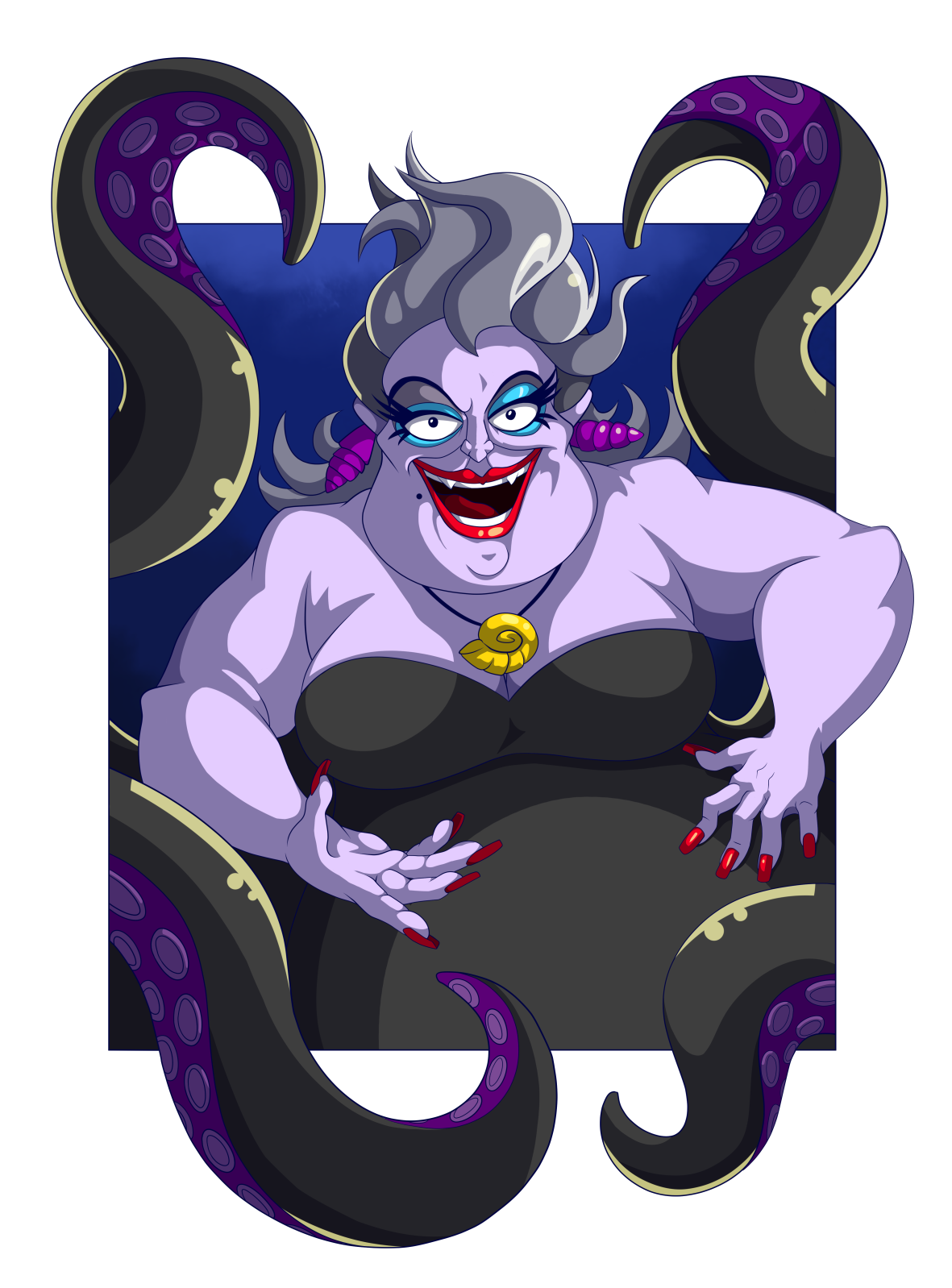 Fanart of Ursula, from Disney's The Little Mermaid